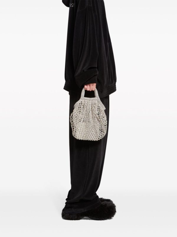 Balenciaga small 24/7 rhinestone-embellished tote bag - Image 2