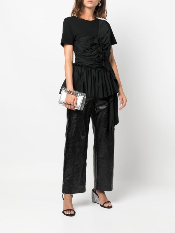 Alexander McQueen metallic-effect leather tote - Image 2