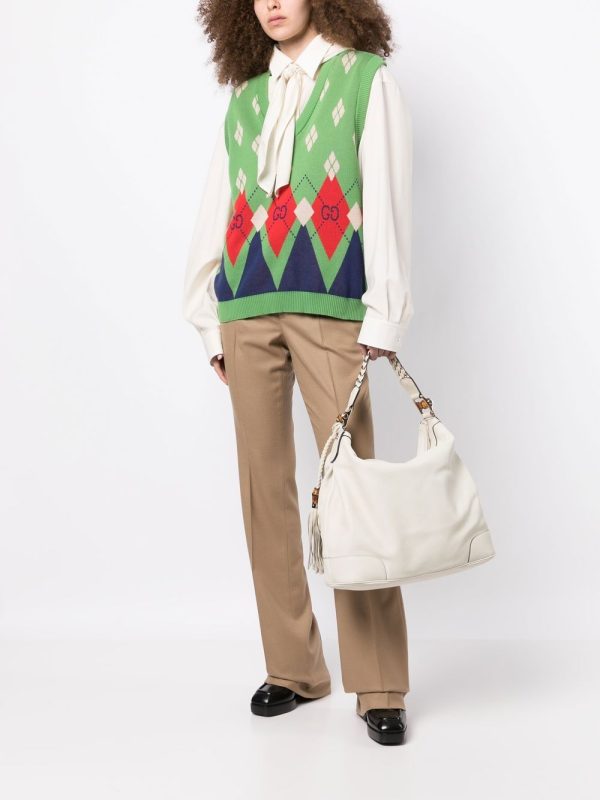 Gucci Bamboo-detail tote bag - Image 2