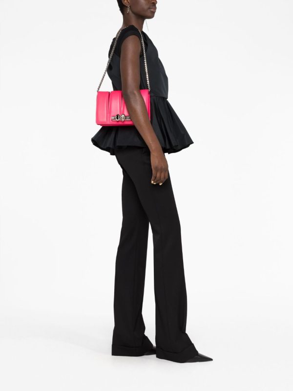 Alexander McQueen The Slash studded chain-link bag - Image 2