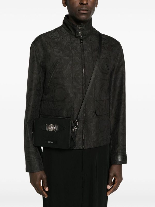 Versace Medusa Head-plaque leather shoulder bag - Image 2