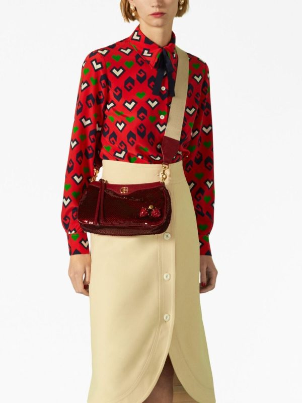 Gucci small Ophidia sequinned shoulder bag - Image 2
