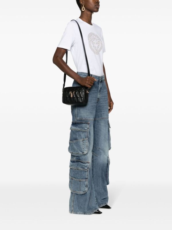 Versace Virtus quilted crossbody bag - Image 3