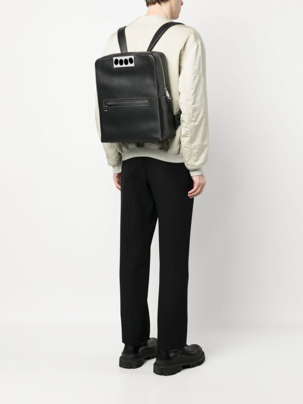 Alexander McQueen signature-handle leather backpack - Image 2