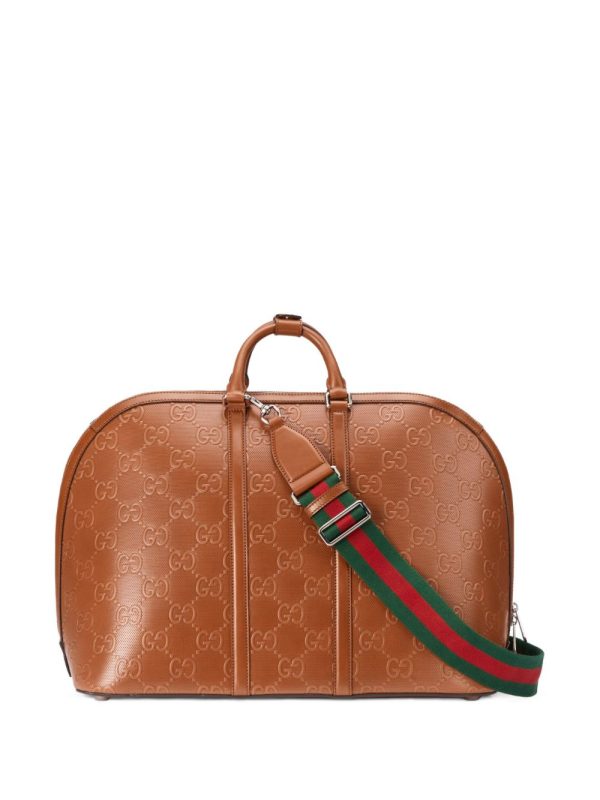 Gucci GG embossed duffle bag - Image 2