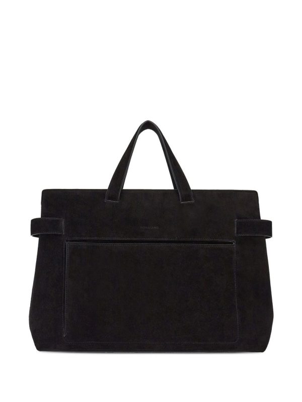 Ferragamo calf leather tote bag - Image 2