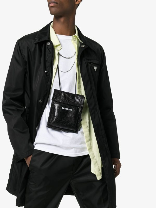 Balenciaga Explorer Arena cracked leather messenger bag - Image 2