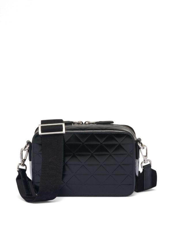 Prada Brique logo-print leather shoulder bag - Image 2