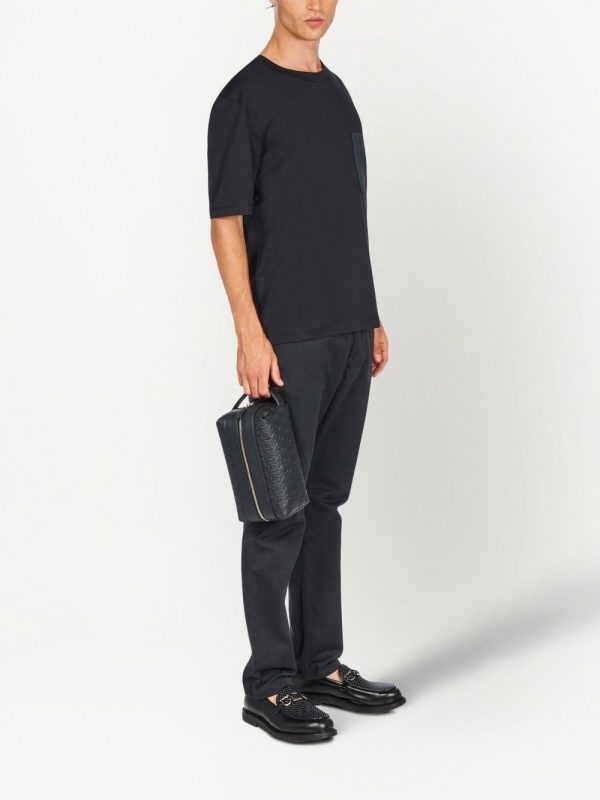 Ferragamo Gancini-pattern clutch bag - Image 2