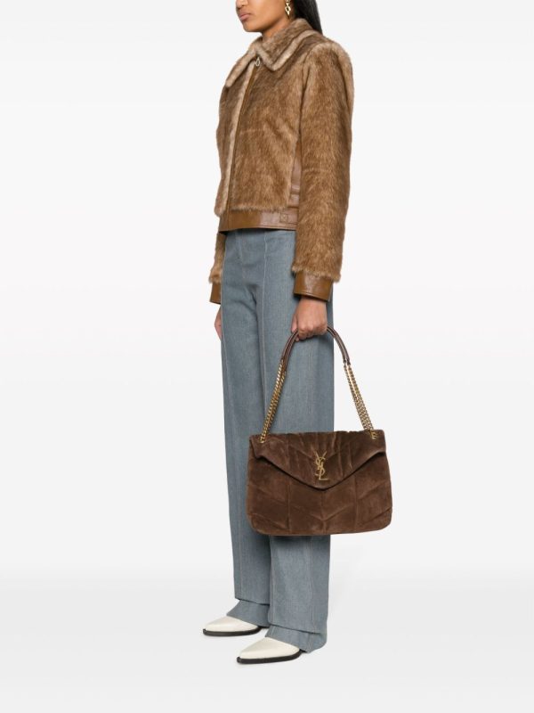 Saint Laurent Puffer logo-plaque shoulder bag - Image 2