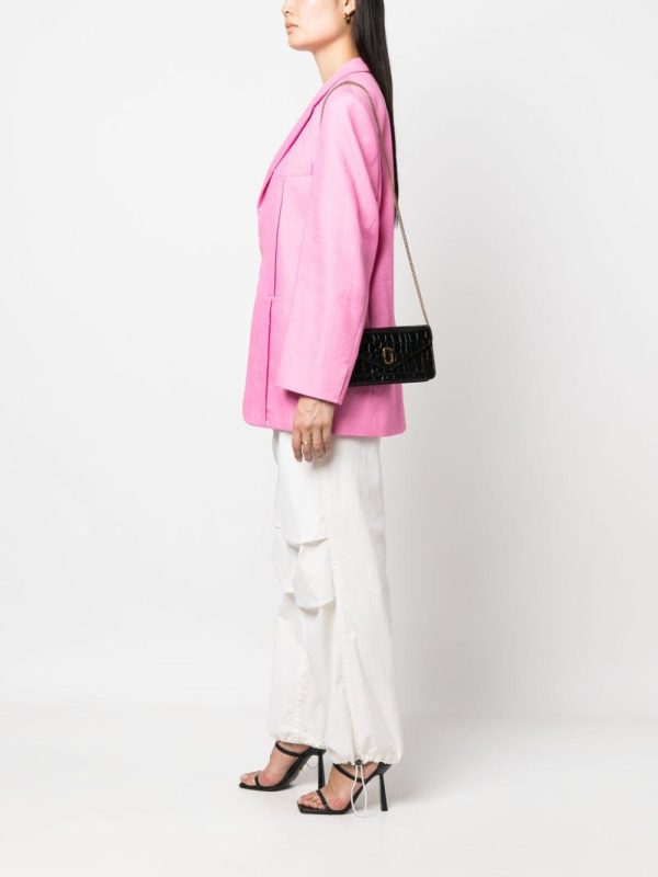 Marc Jacobs The Croc-Embossed Longshot chain wallet - Image 2