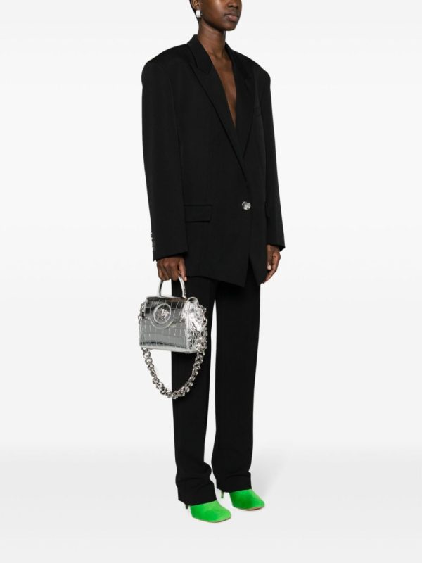 Versace small La Medusa leather tote bag - Image 2