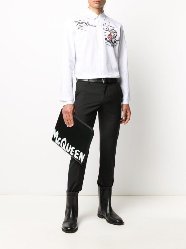 Alexander McQueen logo-print document holder - Image 2