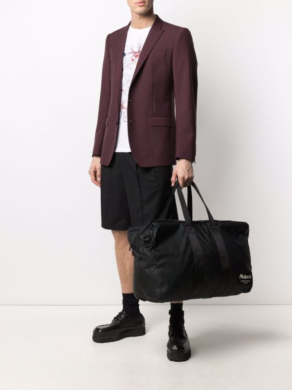 Alexander McQueen large logo patch holdall - Image 2