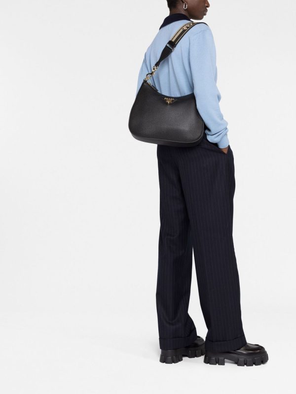 Prada triangle-logo shoulder bag - Image 2