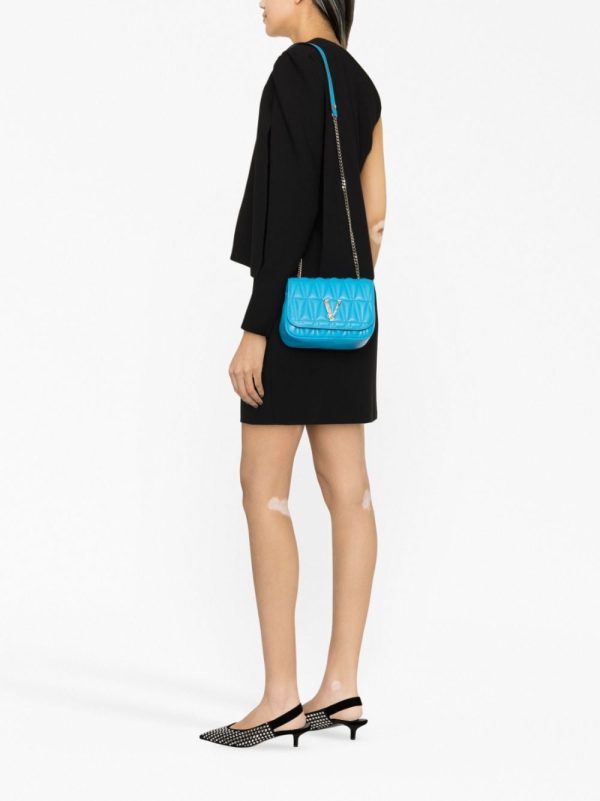 Versace small Virtus leather shoulder bag - Image 2
