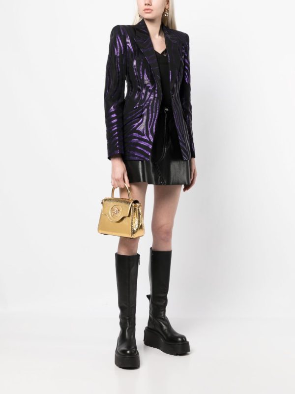 Versace small La Medusa python-effect tote bag - Image 2
