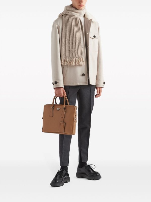 Prada Saffiano leather briefcase - Image 2