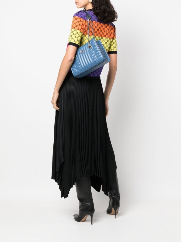 Gucci small GG Marmont quilted tote bag - Image 2