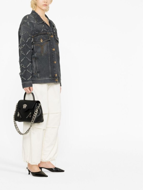 Versace La Medusa small leather tote bag - Image 2