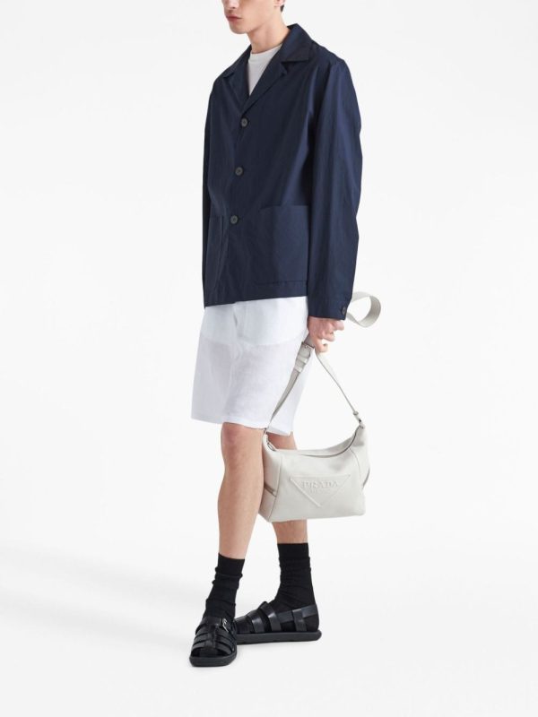 Prada debossed-logo shoulder bag - Image 2