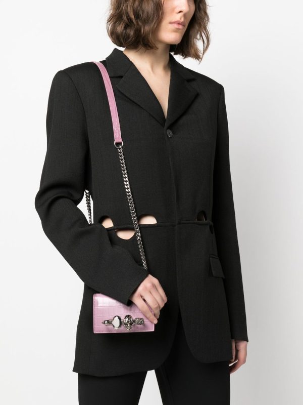 Alexander McQueen four-ring detail crossbody bag - Image 5