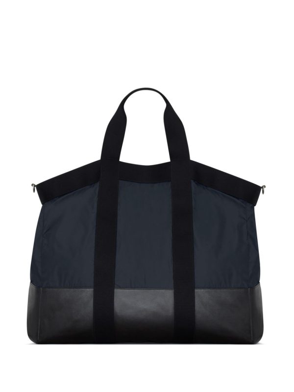 Saint Laurent City logo-patch tote bag - Image 2