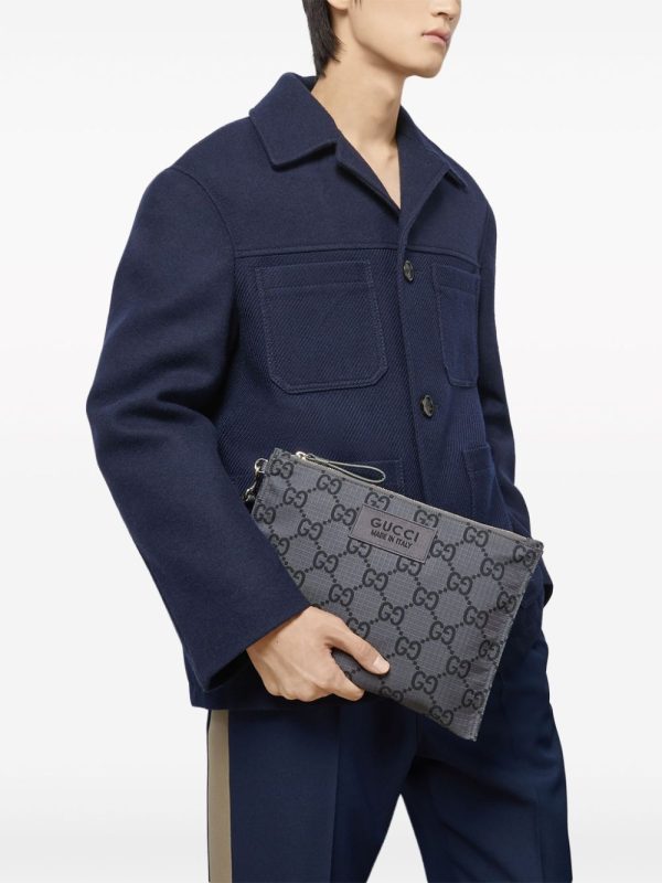 Gucci GG recycled polyester clutch - Image 2