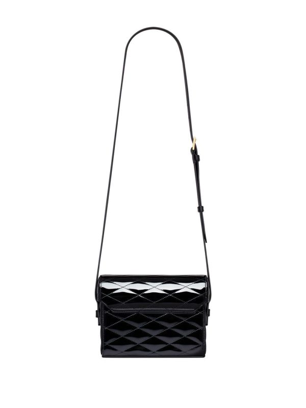 Saint Laurent quilted patent-leather bucket bag - Image 2