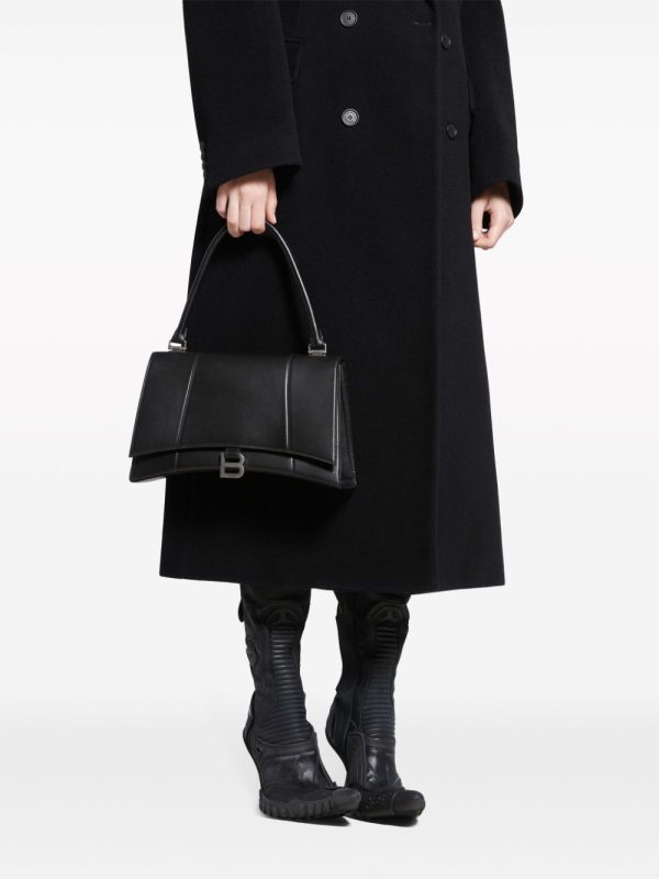 Balenciaga medium Hourglass leather tote bag - Image 2