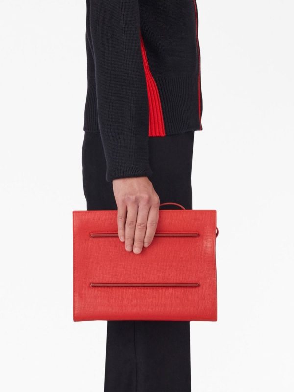 Ferragamo logo-print leather document holder - Image 2