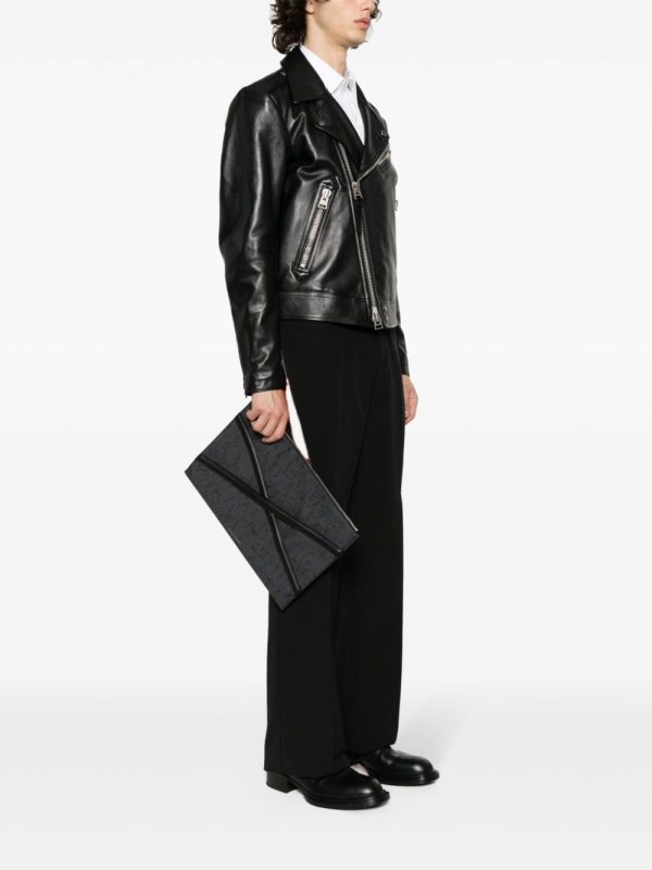 Alexander McQueen The Harness zipped clutch - Image 2