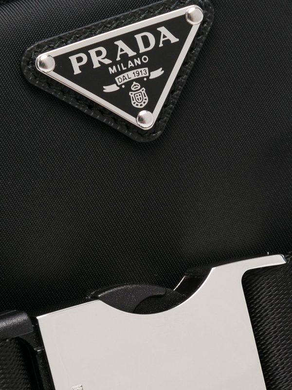 Prada woven triangle-logo belt bag - Image 2