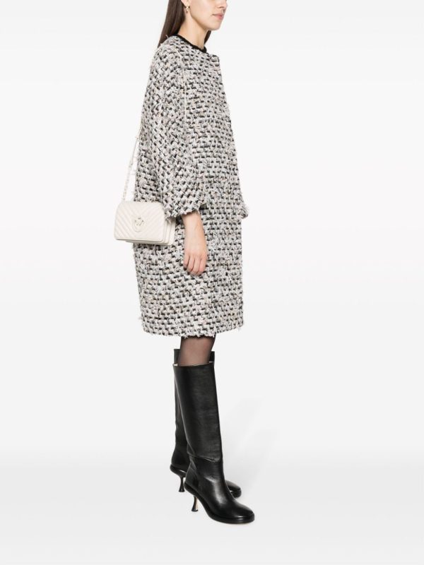 PINKO Love Click chevron crossbody bag - Image 2
