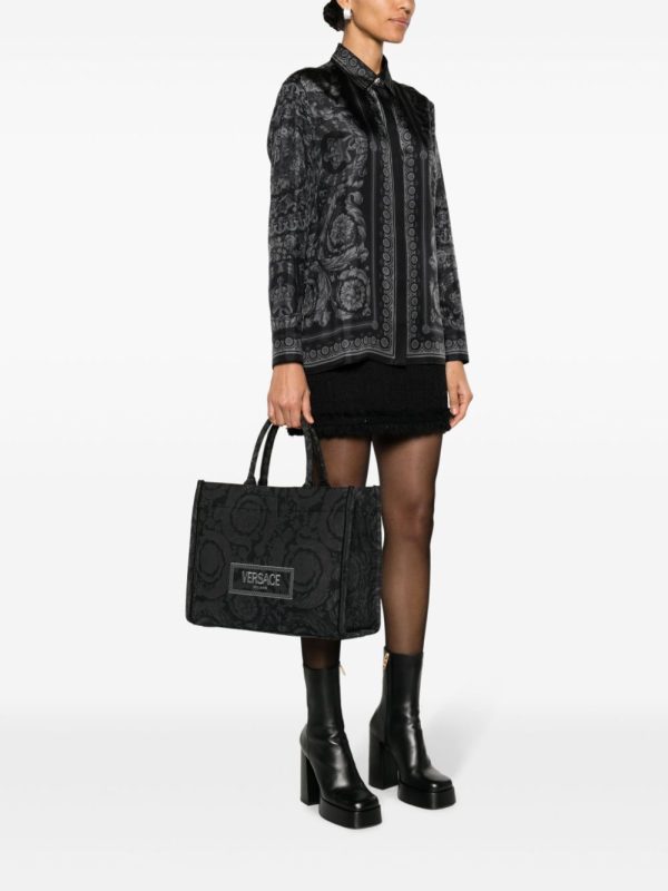 Versace large Barocco Athena tote bag - Image 2