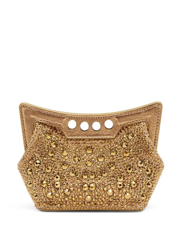 Alexander McQueen Micro Peak embellished mini bag - Image 2
