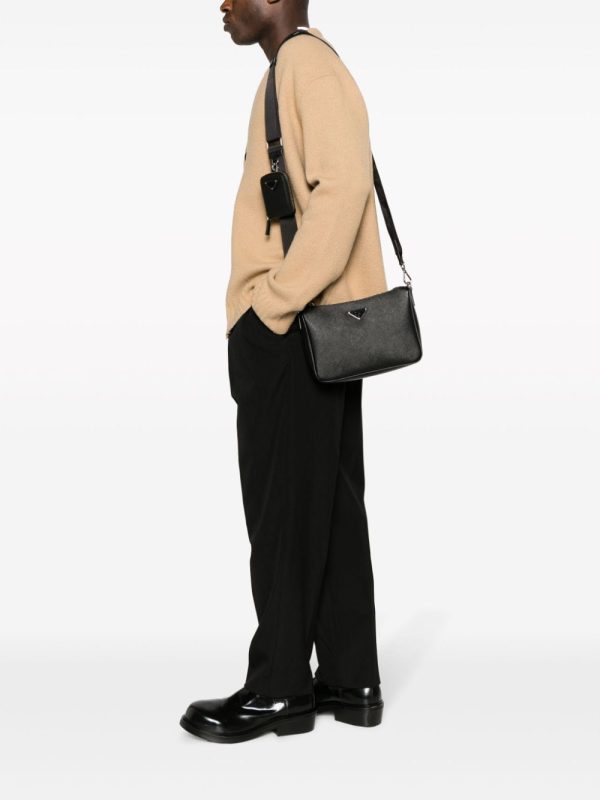 Prada Saffiano-leather shoulder bag - Image 2
