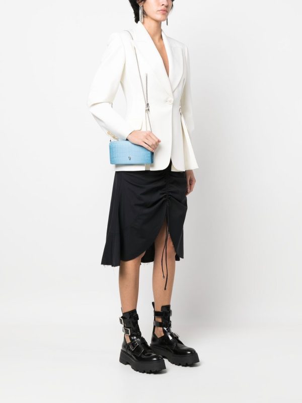 Alexander McQueen skull-stud leather shoulder bag - Image 2