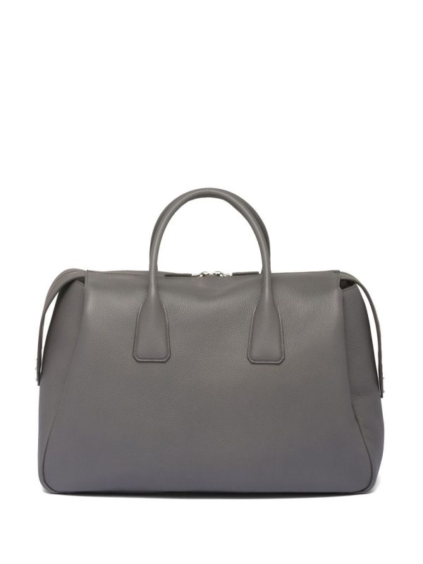 Prada triangle logo leather travel bag - Image 2
