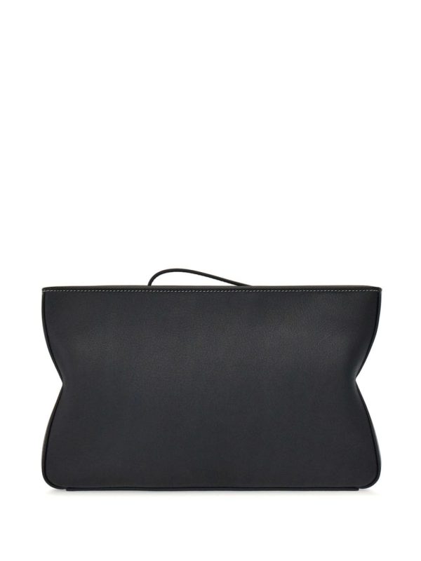 Ferragamo logo-stamp leather clutch bag - Image 2