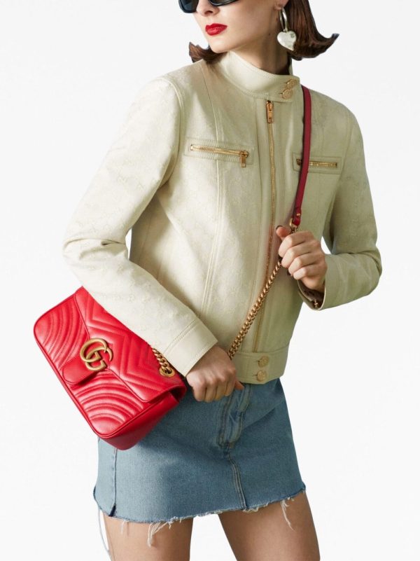 Gucci small GG Marmont shoulder bag - Image 2