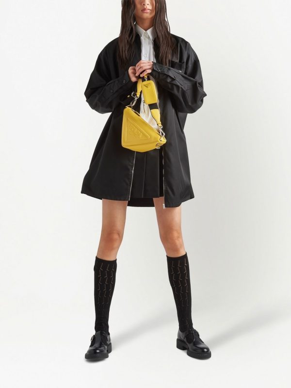 Prada Triangle leather shoulder bag - Image 2