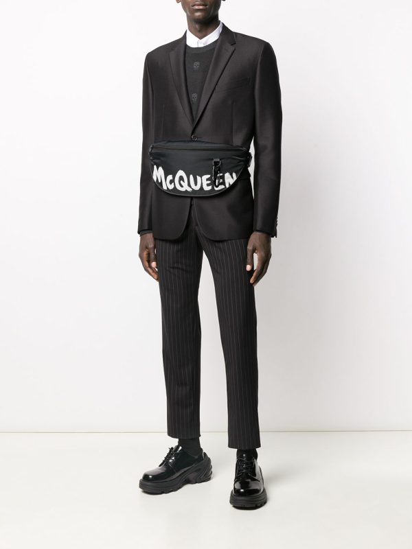 Alexander McQueen Oversized Harness belt bag - Image 2