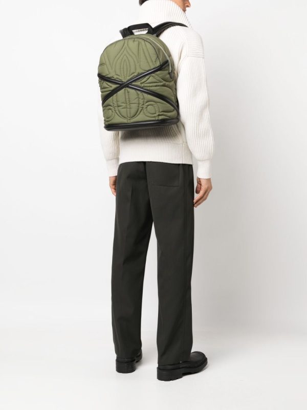 Alexander McQueen Pansies quilted backpack - Image 2
