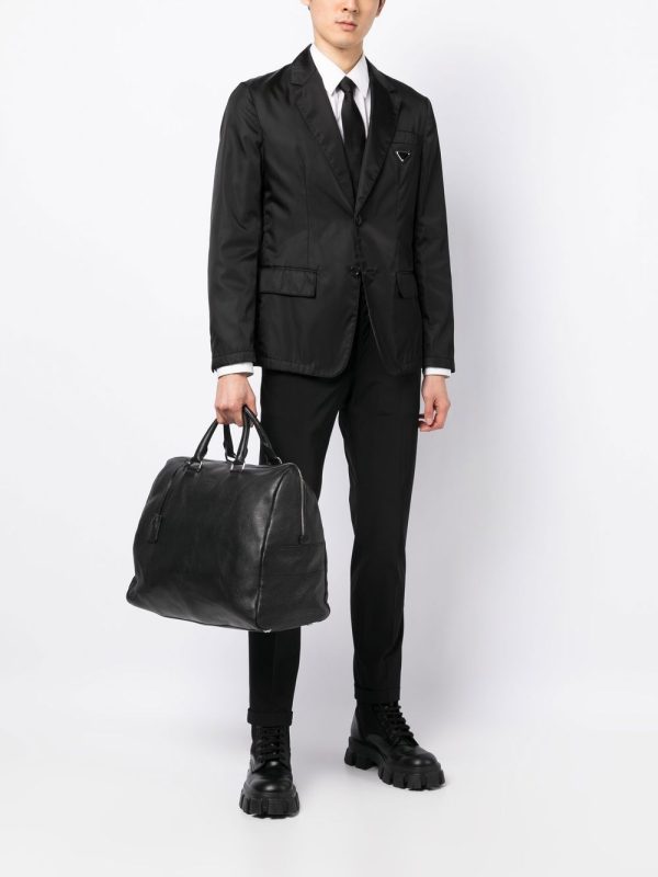 Prada grained-leather holdall tote bag - Image 2