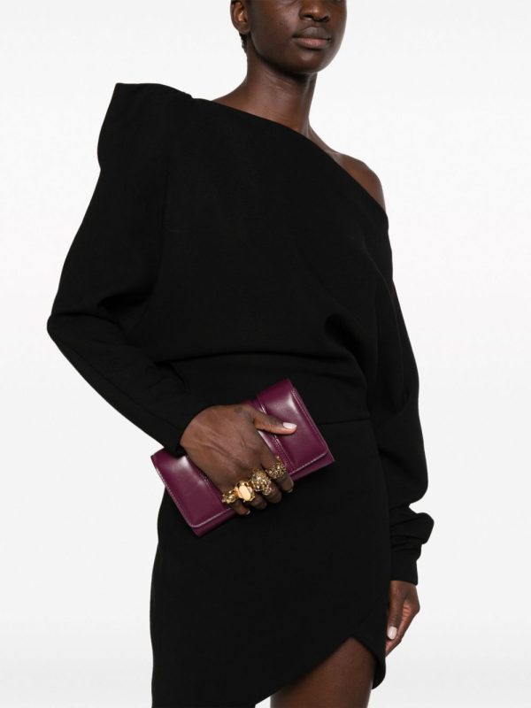 Alexander McQueen Skull quilted clutch bag - Image 2
