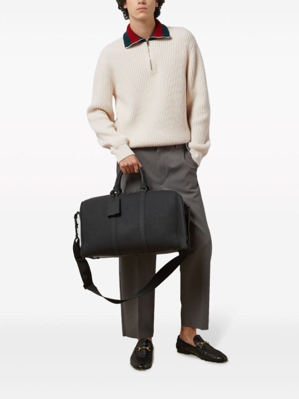 Gucci large GG-logo duffle bag - Image 2