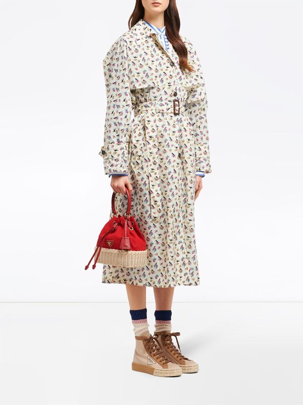 Prada wicker bucket bag - Image 2
