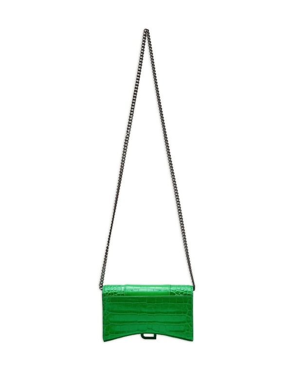 Balenciaga crocodile-effect leather shoulder bag - Image 2
