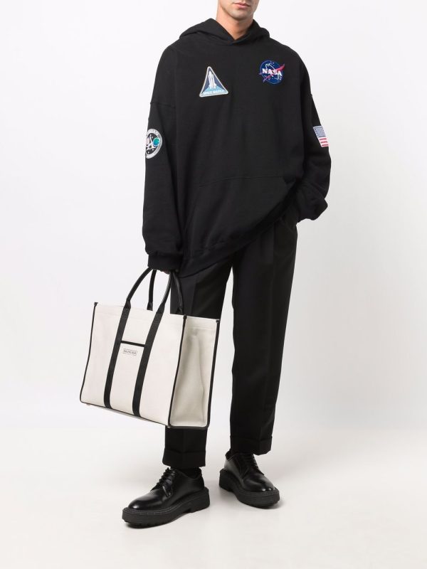 Balenciaga two-tone organic cotton tote - Image 2